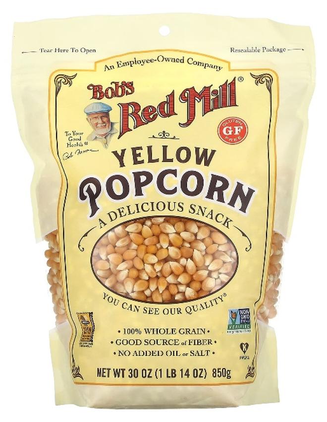 Bobs red mill Bob's Red Mill, Yellow Popcorn, 1 lb 14 oz (850 g) - Image 1