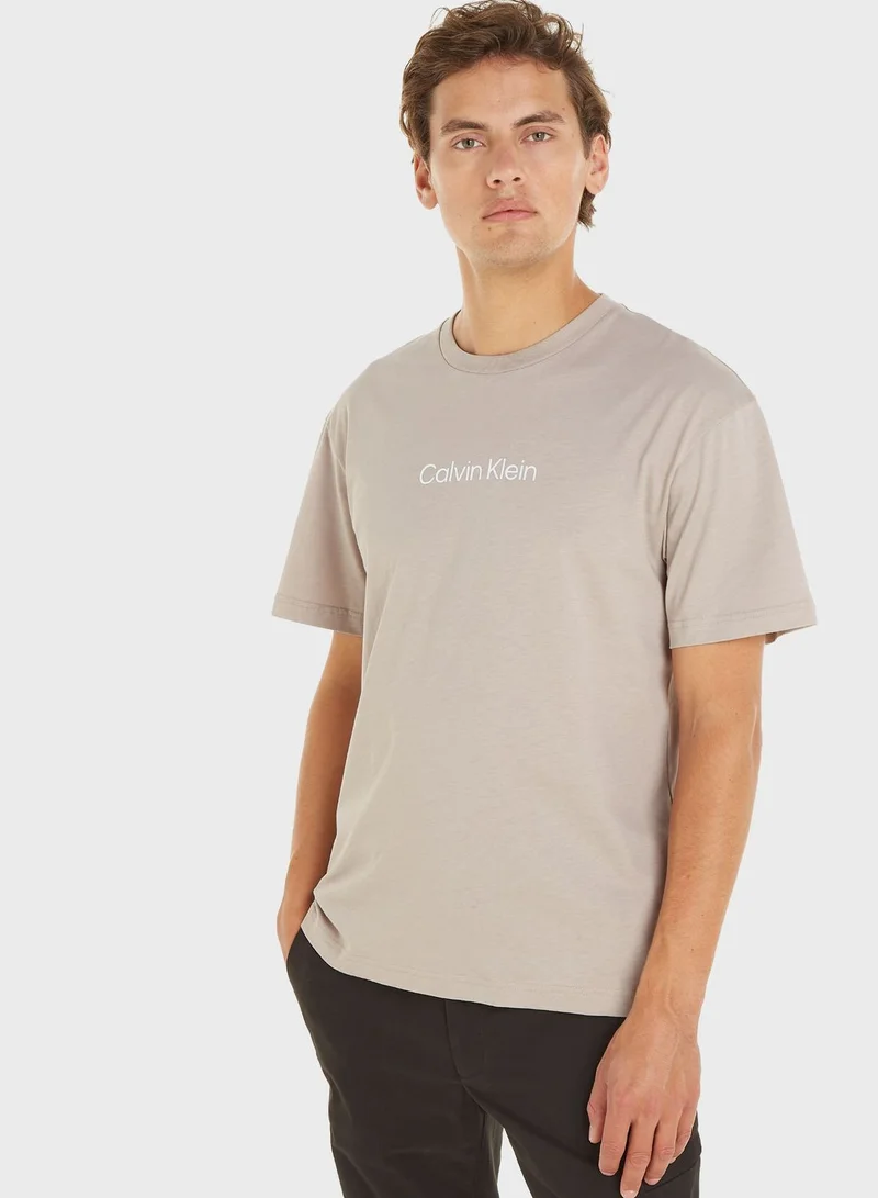 CALVIN KLEIN Logo Crew Neck T-Shirt