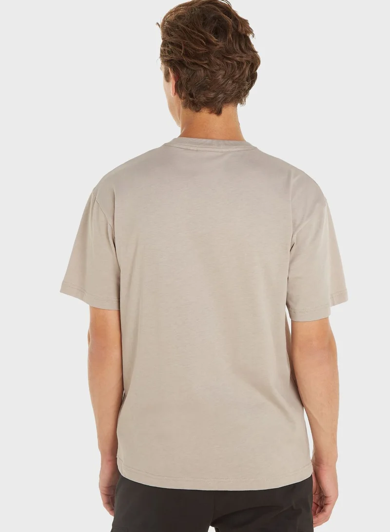 CALVIN KLEIN Logo Crew Neck T-Shirt