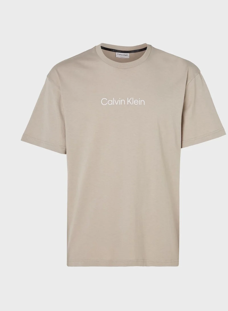 CALVIN KLEIN Logo Crew Neck T-Shirt