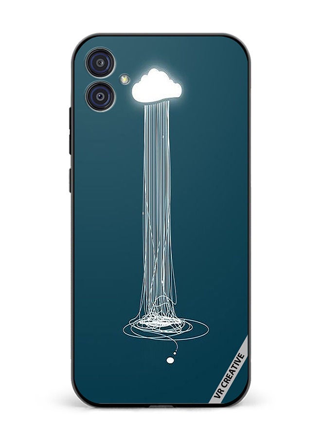 VR CREATIVE Protective Case Cover For Samsung Galaxy M04/F04 Animated Rain Design Multicolour - Image 1