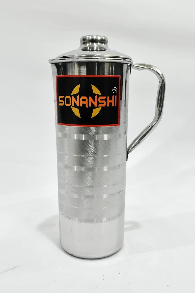 Sonanshi Sonanshi Water Stainless Steel Fridge Jug, Pitcher, Luxury Design, (Capacity 1 Litre)  - Image 1