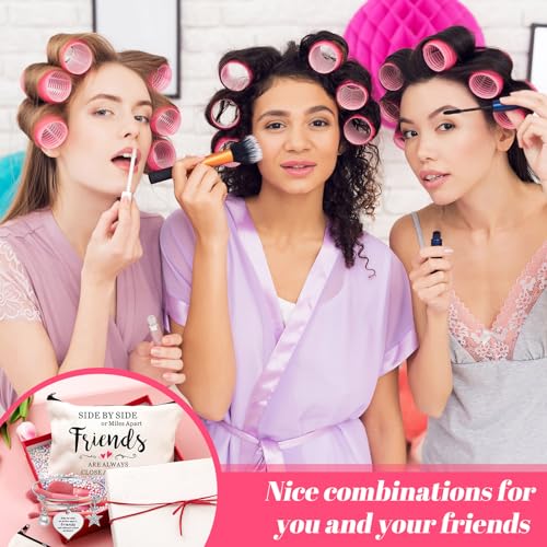 Abbylike 20 Pieces Friends Group Gifts Bulk for Women Friendship Bracelets Makeup Bags Christmas Friendsgiving Long Distance Presents for White Elephant Gifts for Friends Birthday Family Sister - Image 2