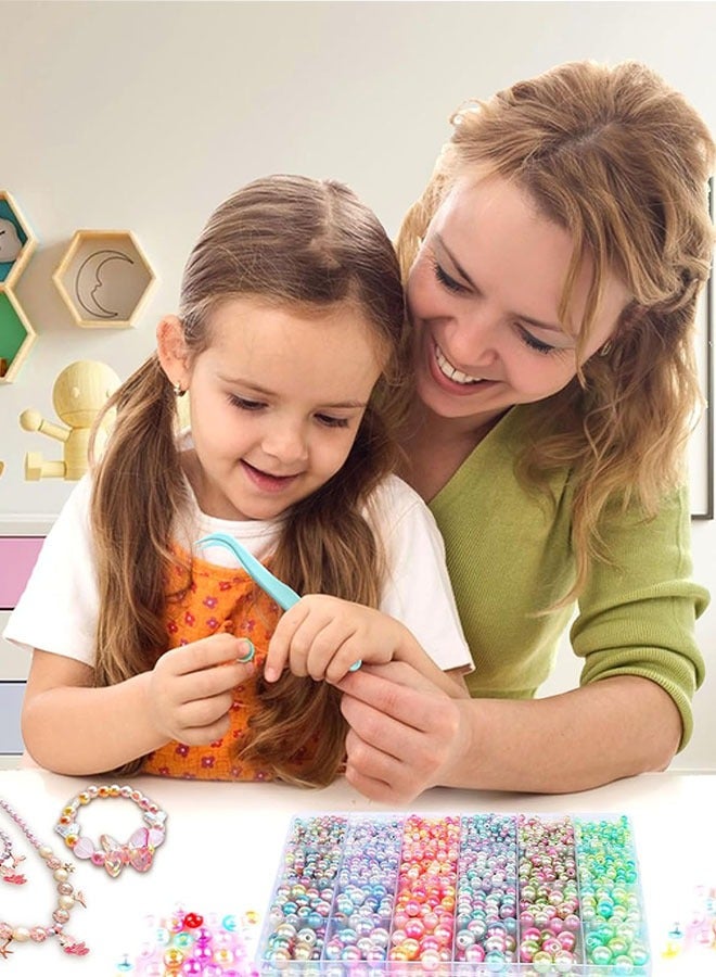 ملاقط بلاستيكية للأطفال، 25 قطعة ملاقط لصناعة المجوهرات بالخرز الحرفية متعددة الأغراض، ملقط متعدد الأغراض، أدوات صنع المجوهرات ذات الطرف المنحني لصنع ملصقات الحرف اليدوية اليدوية ملصقات الخبز تزيين الزواحف - Image 5