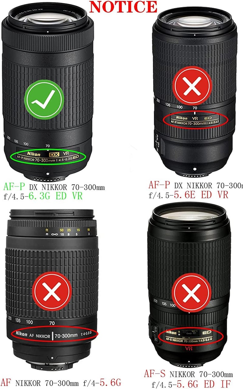 Schsteindar ® Hood & UV Filter for Nikon D3500, D5600, D5300,D5500, D3400, D3300, D7100, D7200, Hood HB 77 & UV Filter 58 mm - Image 4