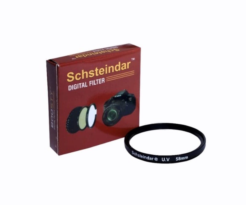 Schsteindar ® Hood & UV Filter for Nikon D3500, D5600, D5300,D5500, D3400, D3300, D7100, D7200, Hood HB 77 & UV Filter 58 mm - Image 3