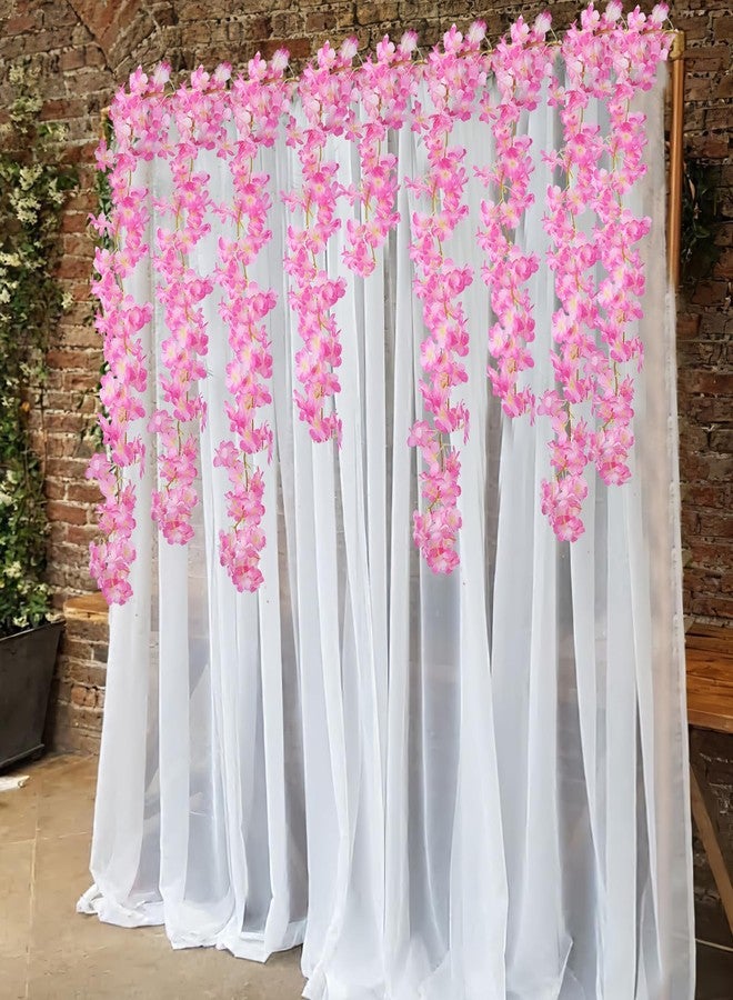 CITYES 2PCS Artificial Cherry Blossom Vine Light Pink - Image 5