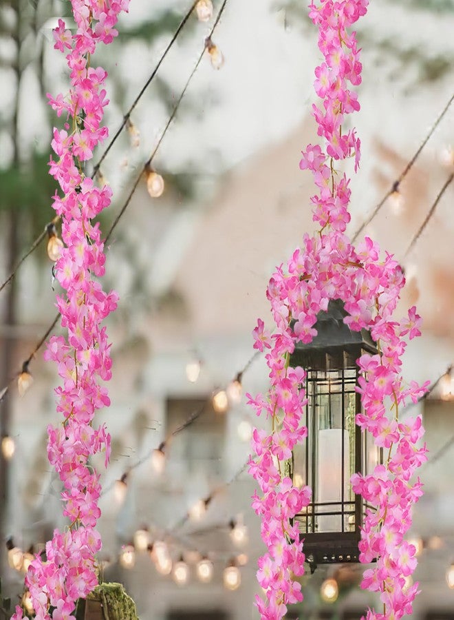 CITYES 2PCS Artificial Cherry Blossom Vine Light Pink - Image 4