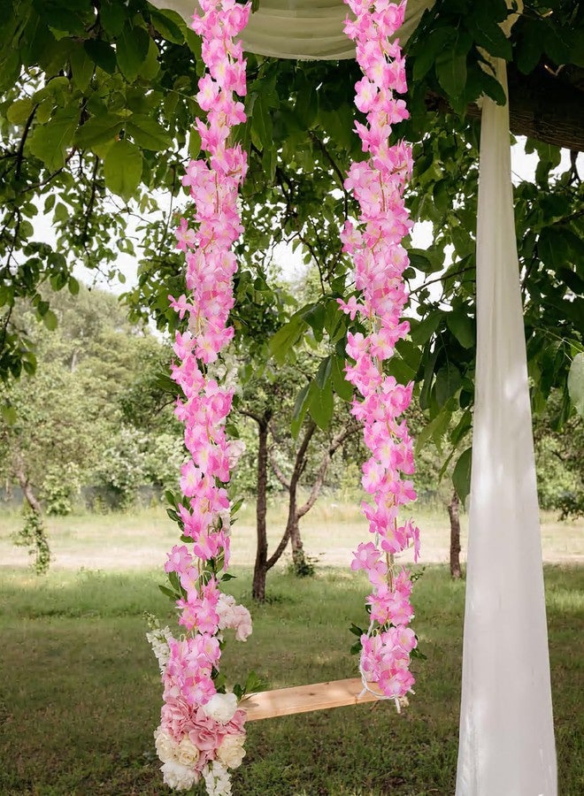 CITYES 2PCS Artificial Cherry Blossom Vine Light Pink - Image 3