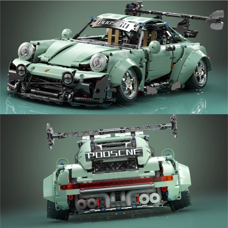 مجموعة قطع بناء KBox 10220 بورش سباق منخفضة - Image 3