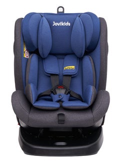 Jovikids Rotating Angela Safety Baby Car Seat With Isofix And Top Tether, 360 Degree Swivel Child Seat, 0/1/2/3, 0 - 12 Years Old, ECE R44/04, Blue  - Image 1
