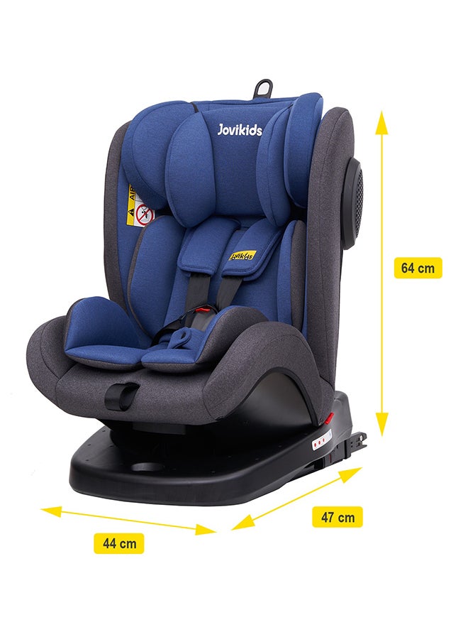 Jovikids - Rotating Angela Safety Baby Car Seat With Isofix And Top Tether, 360 Degree Swivel Child Seat, 0/1/2/3, 0 - 12 Years Old, ECE R44/04, Blue - Image 1