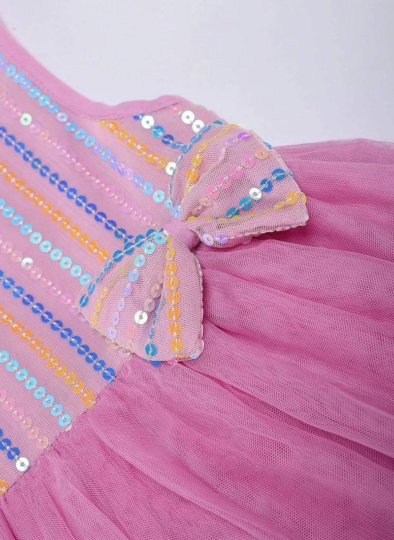 Nautinati Sequin Tulle Party Dress