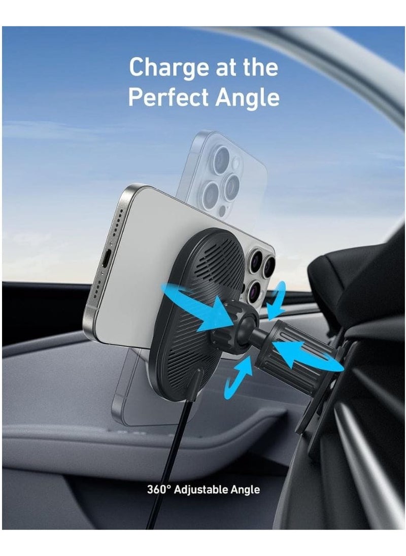 Ankery Anker Wireless Car Mount charging MagGo with 25W Car Charger  - Image 3