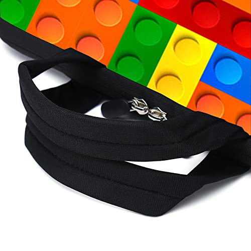 AMARY Laptop Sleeve 14"-15.6" Chromebook Case Ultrabook Case Notebook Sleeve PC Messenger Bag Tablet Case Neoprene Handle Sleeve for Men Women (Puzzle) - Image 5