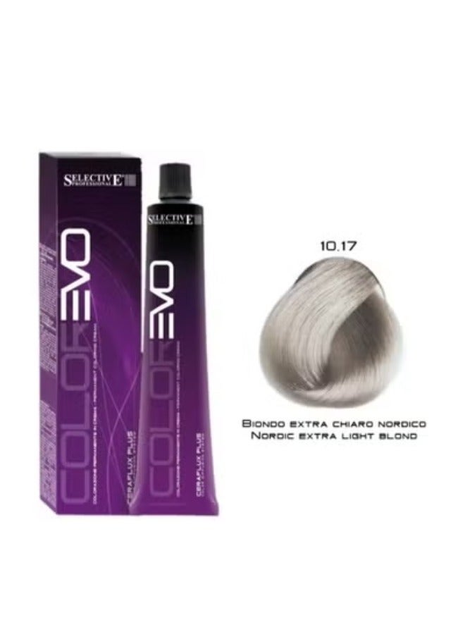 Selective Professional Colorevo 10.17 Nordic Extra Light Blonde 100Ml - Image 3