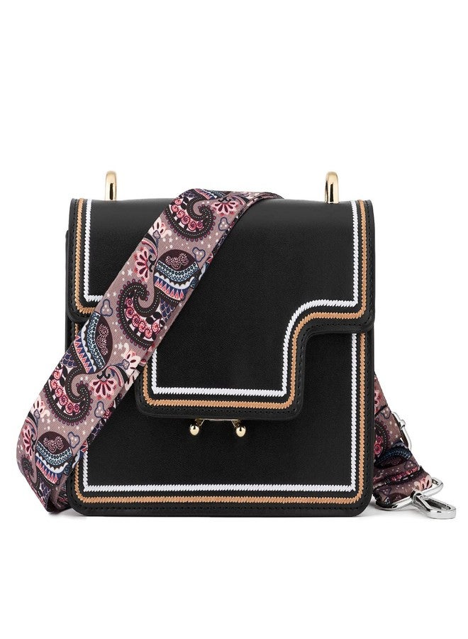 ZOOEASS Silvery Buckles Wide Shoulder Strap Adjustable Replacement Belt Guitar Style Crossbody Bag Handbag Strap Multicolor Canvas Straps(Wide:1.4in,Long:49.2in) (Color29) - Image 5