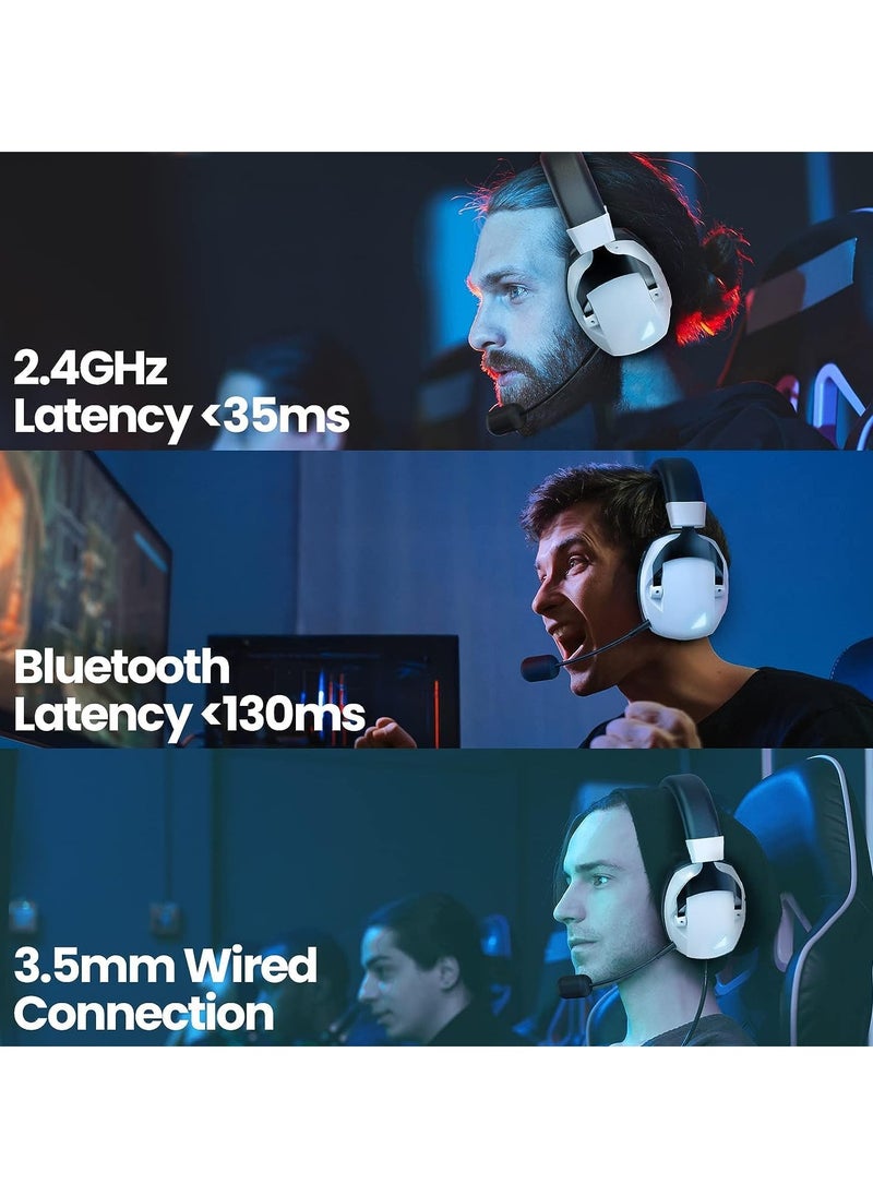 Joshberg - BL100 PRO Wireless Gaming Headset 3 Modes for PC, PS4, PS5, Mac,Switch,Phone,Tablet - Image 1