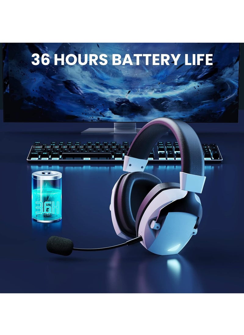 Joshberg - BL100 PRO Wireless Gaming Headset 3 Modes for PC, PS4, PS5, Mac,Switch,Phone,Tablet - Image 1