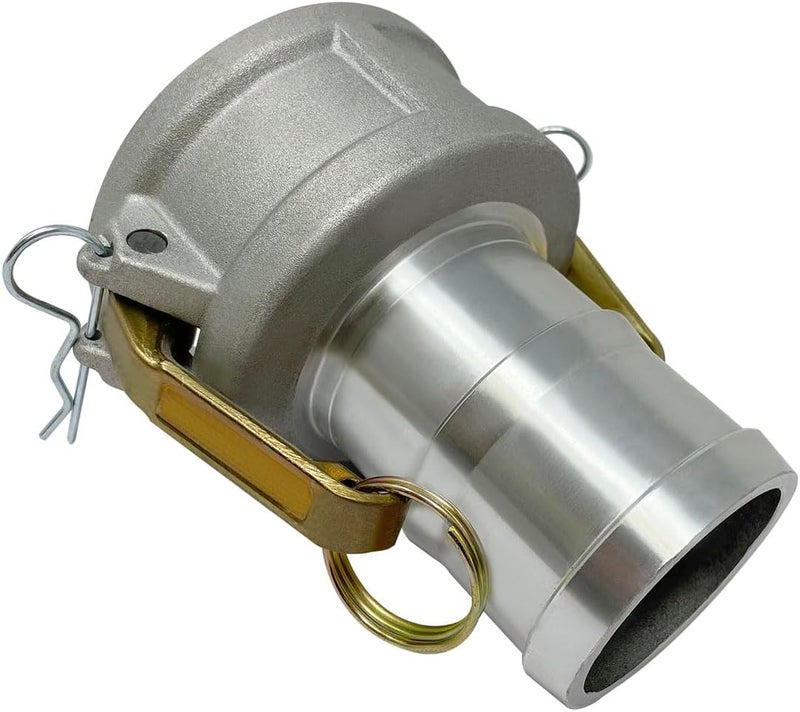 Gloxco Aluminum Type CR Cam and Groove Fitting, 3" Female Camlock x 2-1/2" Hose Shank (CAM-3025-CR-AL) - Image 4