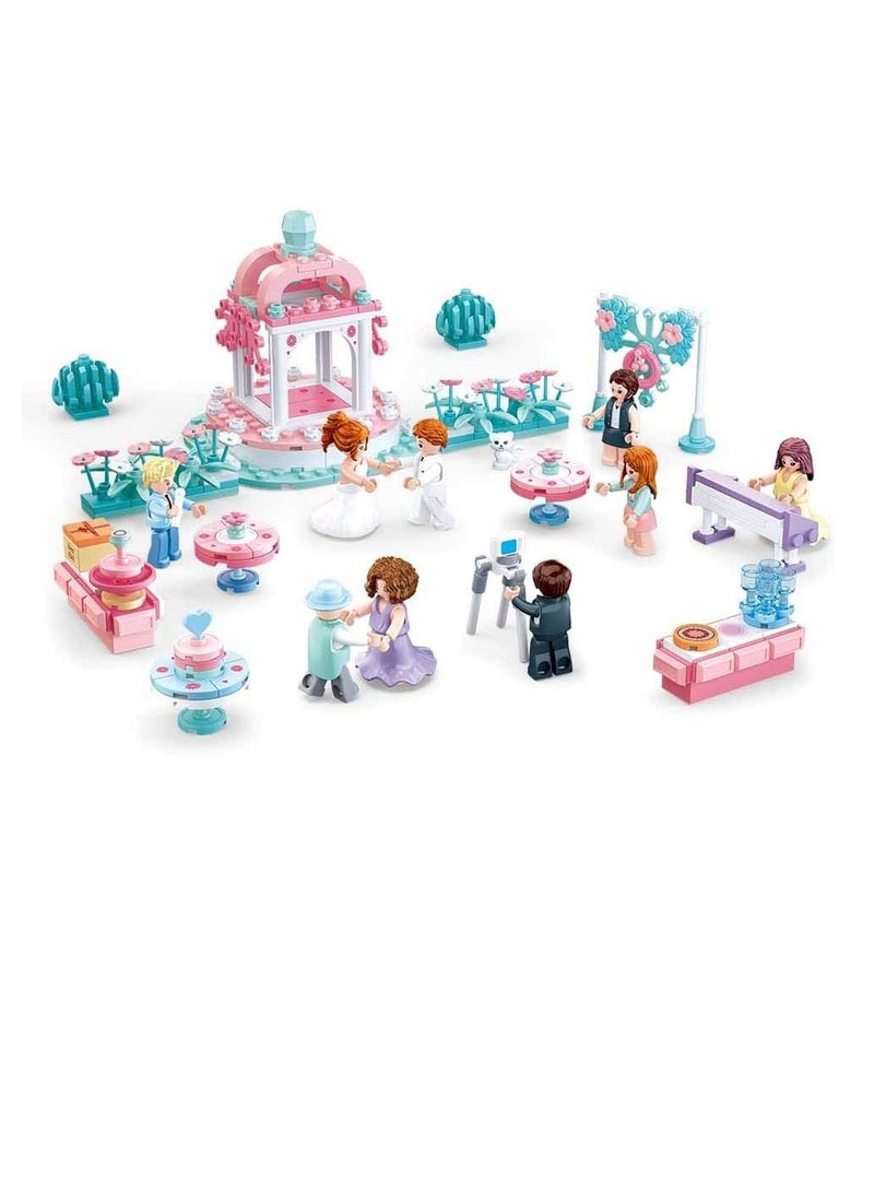 Sluban - Girls Dream Wedding Party Bricks Set 353 Pieces - M38-B0768 - Image 2