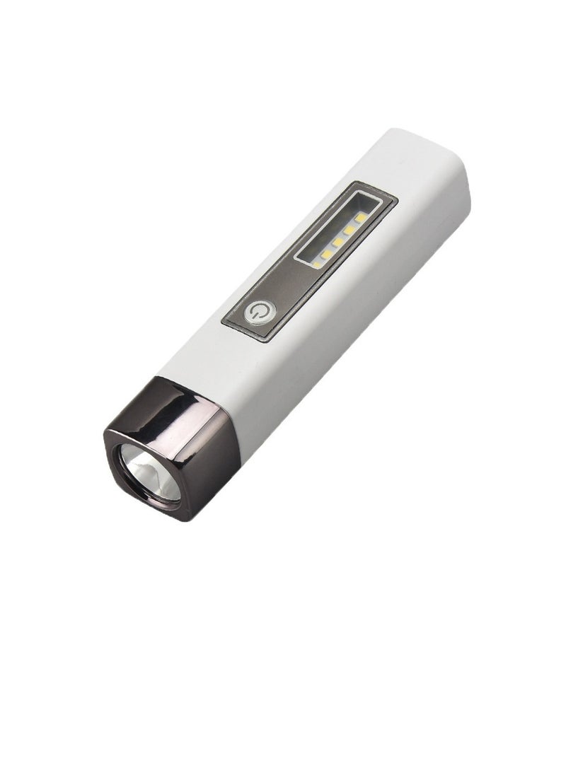 MIXDE مصباح يدوي LED محمول متعدد الوظائف، إضاءة فائقة السطوع وإضاءة USB قابلة للتكبير ومضادة للماء  - Image 1