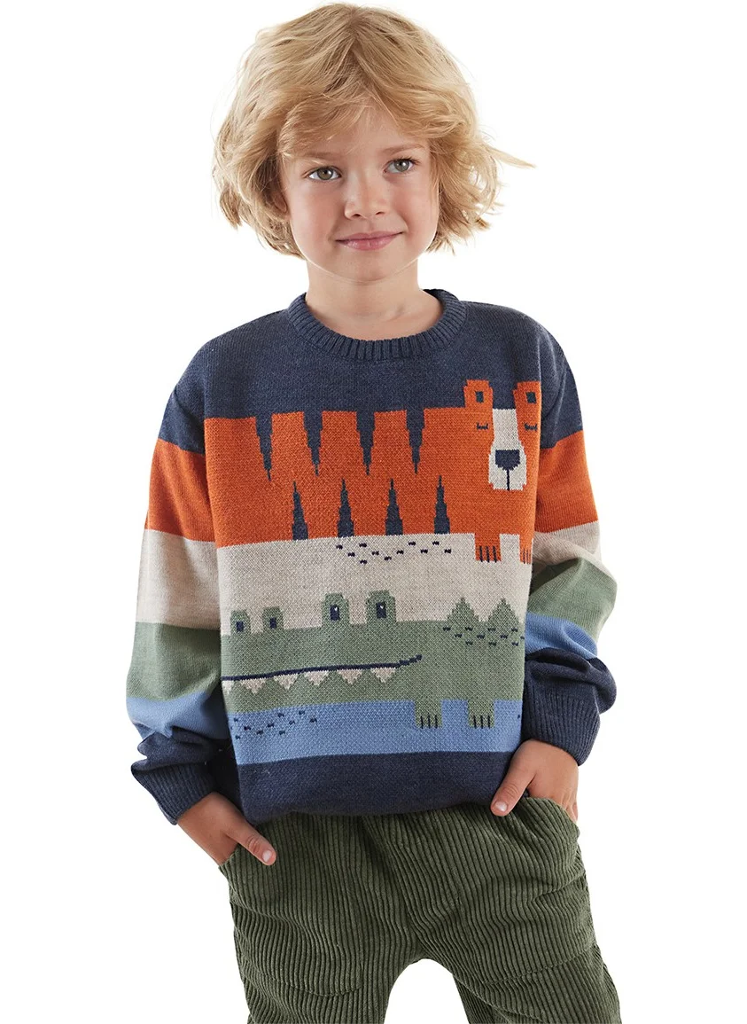 Denokids Animals Boys Sweater