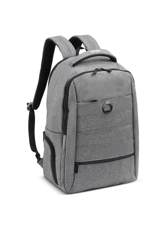 DELSEY Paris Element Voyager 2 Compartment 15.6" Laptop Protection Backpack - Grey