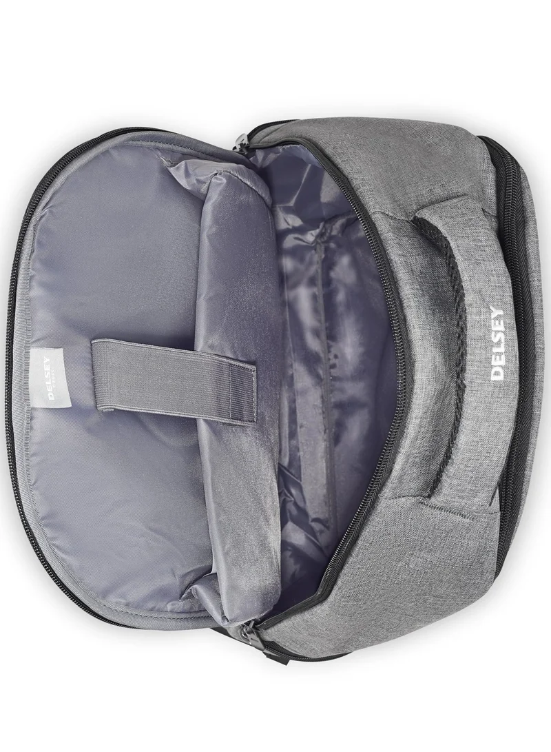 DELSEY Paris  Element Voyager 15.6-Inch 2-Compartment Laptop Protection Backpack - Grey  | Best Price UAE