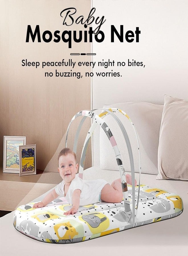 StarAndDaisy 3 in 1 Baby/Mosquito net for Sleeping 0-12 Months- Newborn, Mosquito net for Baby/Soft and Comfortable Bed, Washable Cotton Design for Baby - Image 3