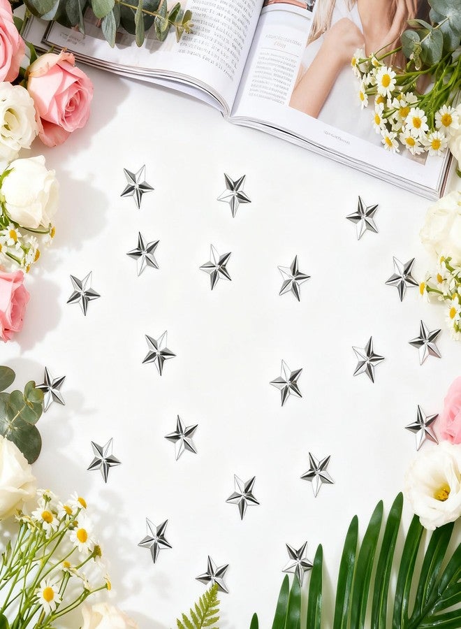 CYUXING 30Pcs Five-Pointed Star Bean Clips for Brides & Children, Rhinestone Mini Claw Clips for Women Cute Hair Accessories Mini Hair Pins for Braids Small Decorative - Image 4