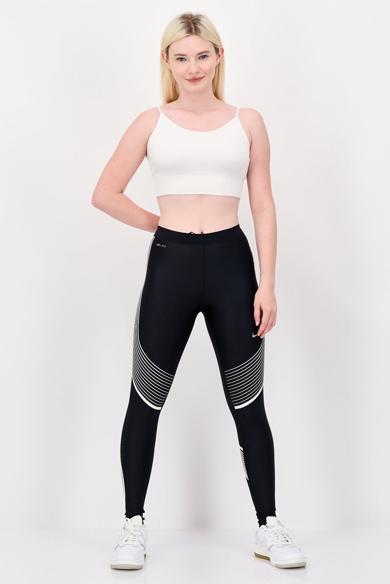 Nike Women Dri Fit Running Leggings, Black - Image 4
