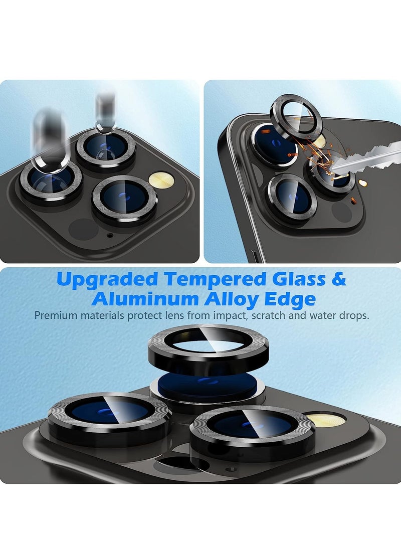 ELTRAZONE Compatible with iPhone 14 Pro/iPhone 14 Pro Max Camera Lens Protector, Anti-Scratch HD Tempered Glass Lens Screen Protection Cover - Image 4