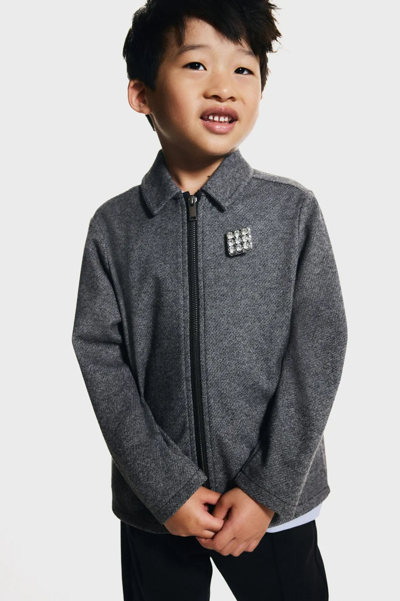 H&M Ribbed velour shacket