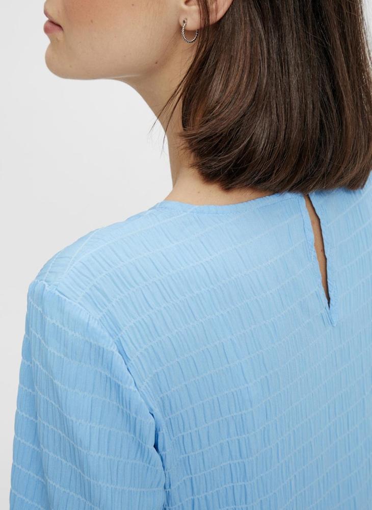 PIECES Textured A-Line Dress - Image 5