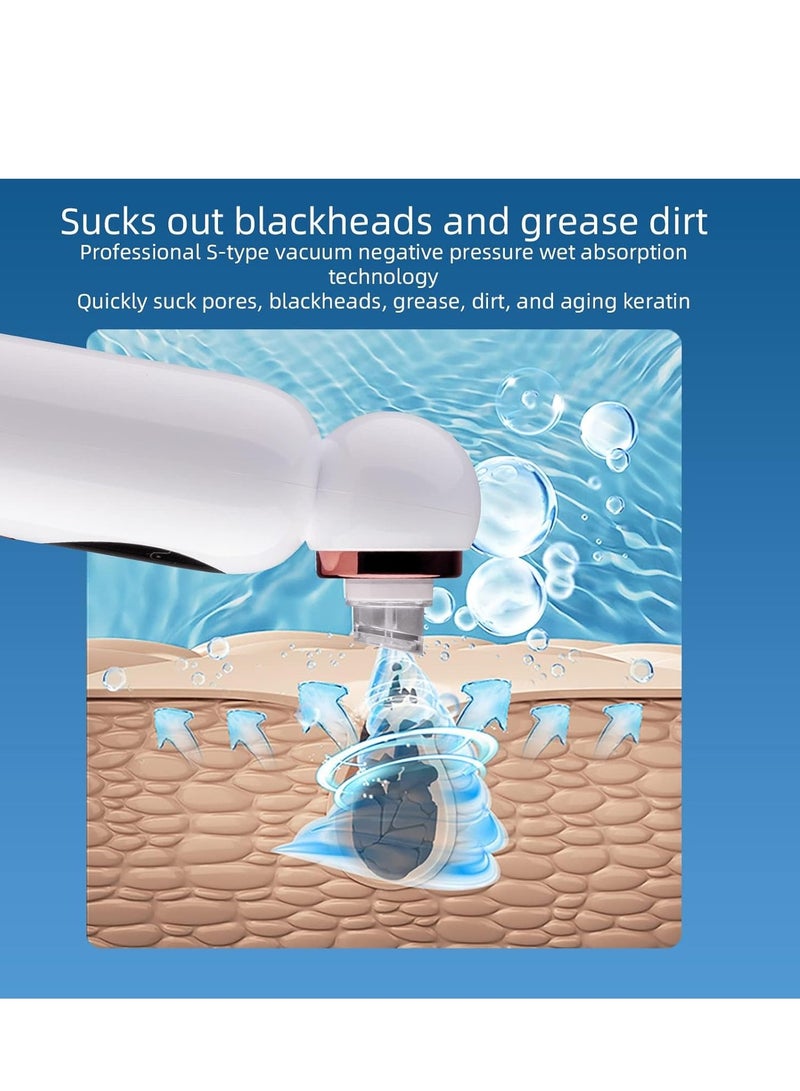 سيوسي إزالة الرؤوس السوداء الفراغ المسام المياه تدوير التنظيف البثور أداة استخراج 6 شفط 3 صالات قابلة للتعديل التجميل للرجال والنساء - Image 2