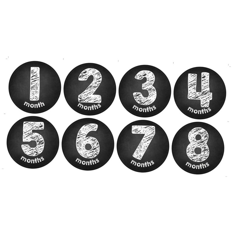 12 Month Milestone Stickers For Baby Photography Safe Material Photo Props - Image 2