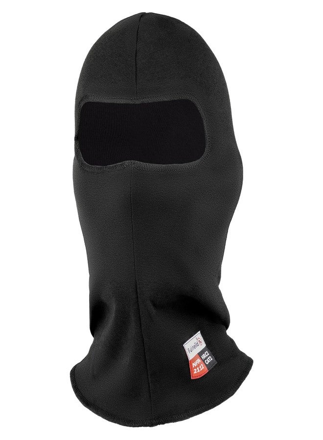 Fullsheild FR Balaclava for Men FR Balaclava Face Mask 12oz Flame Resistant Welding Mask Arc Rated NFPA2112 CAT2 Covering Welding Hood Black One Size - Image 1