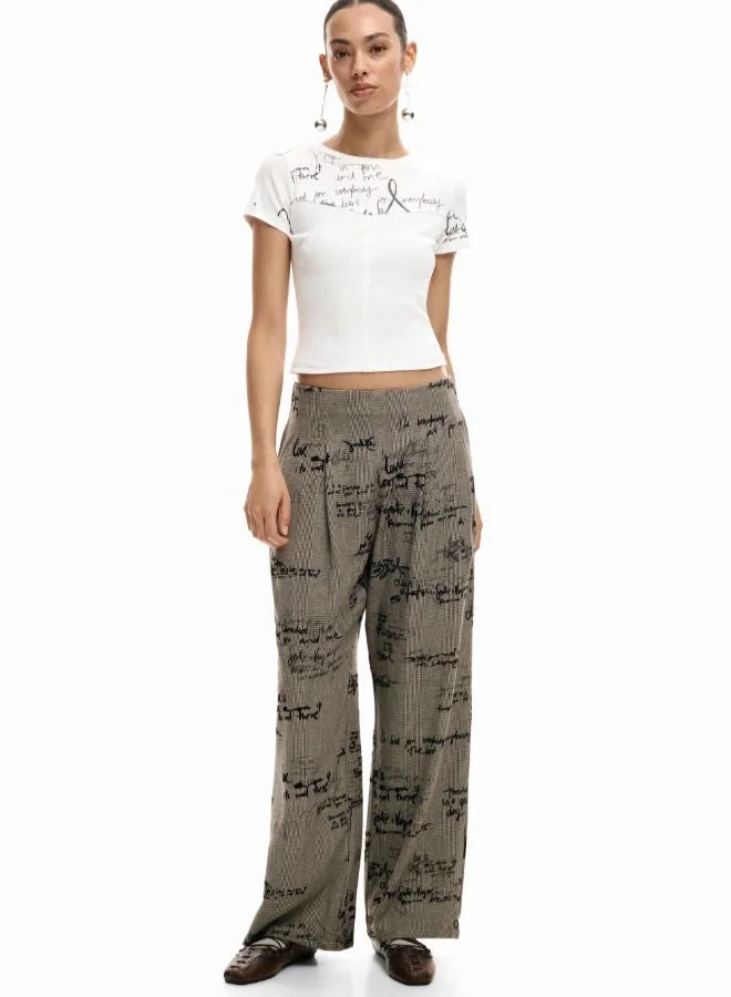 ديسيجوال قميص بخط الأضلاع