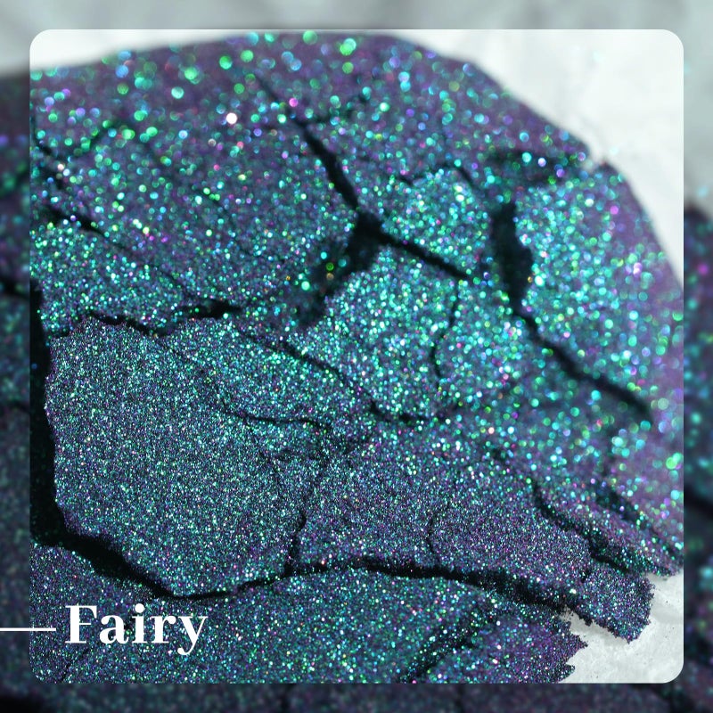 Pretty Diva Chameleon Chrome Nail Powder - Ombre Chameleon Powders Chrome Nail Pigment Mirror Finish, Color Shifting Chrome Nail Pigment with Multi-chrome Nail Powder - Fairy - Image 4
