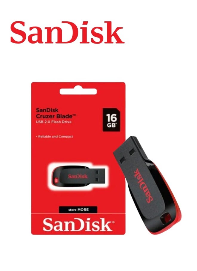 Sandisk Sandisk Cruzer Blade USB 2.0 Flash Drive 16 GB  - Image 1