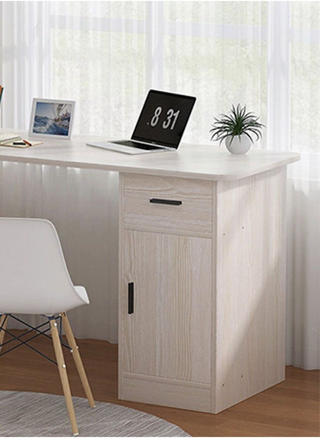 NKX - Modern Upgraded Computer Laptop Desk Modern Style Bookshelf for Home and Office Room 123 CM - Image 1