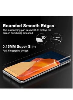 MIGOFAST Tempered Glass for OnePlus 12R 5G UV Screen Protector Full Glue Edge-to-edge 3D Curved Tempered Glass Fingerprint Compatible Anti Scratch 9H hardness for OnePlus 12R 5G  - Image 2