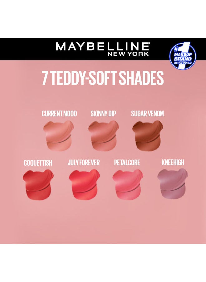 MAYBELLINE NEW YORK - Super Stay Teddy Lip Tint , Long Lasting Matte Lipstick For Up To 12HR Wear - Image 1