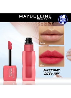 MAYBELLINE NEW YORK Super Stay Teddy Lip Tint , Long Lasting Matte Lipstick For Up To 12HR Wear  - Image 4