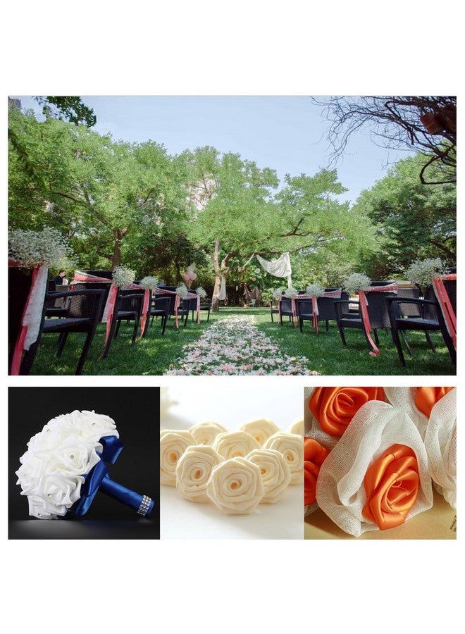 David accessories Double Face Satin Ribbon 1" Wide X 20 Yards For Party Wedding Home Decoration Handmade Craft (810 Ivory) - Image 4