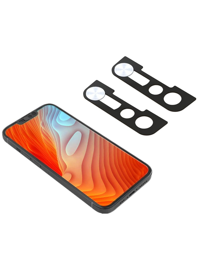 KASTWAVE Front Camera Privacy Guard Protects Privacy And Security Without Compromising Facial Recognition Compatible With Iphone 13 Iphone 13 Mini Iphone 13 Pro Iphone 13 Pro Max 2Pcs Silver - Image 1