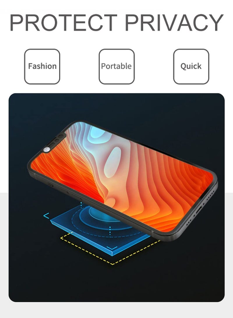 KASTWAVE Front Camera Privacy Guard Protects Privacy And Security Without Compromising Facial Recognition Compatible With Iphone 13 Iphone 13 Mini Iphone 13 Pro Iphone 13 Pro Max 2Pcs Silver - Image 4