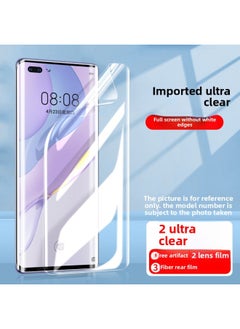 For Huawei Nova7pro Anti-peep Tempered Film Nova8 Mobile Phone Film 8pro Curve Screen 7se Anti-peep Screen Nove-Colour:Imported Hydrogel Film [super Clear And Transparent √ Full Glue Lamination] 2 Pieces (comes With Lens Film + Rear Film)-Size:For Huawei Nova 8 Pro