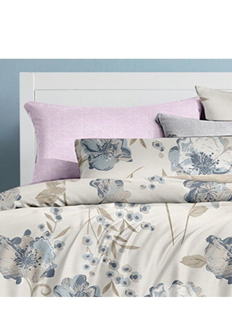 فيفوريت فيفرت طقم لحاف بيج نقشة بألوان متعددة كينج نفرين طقم 6 قطع - Image 3